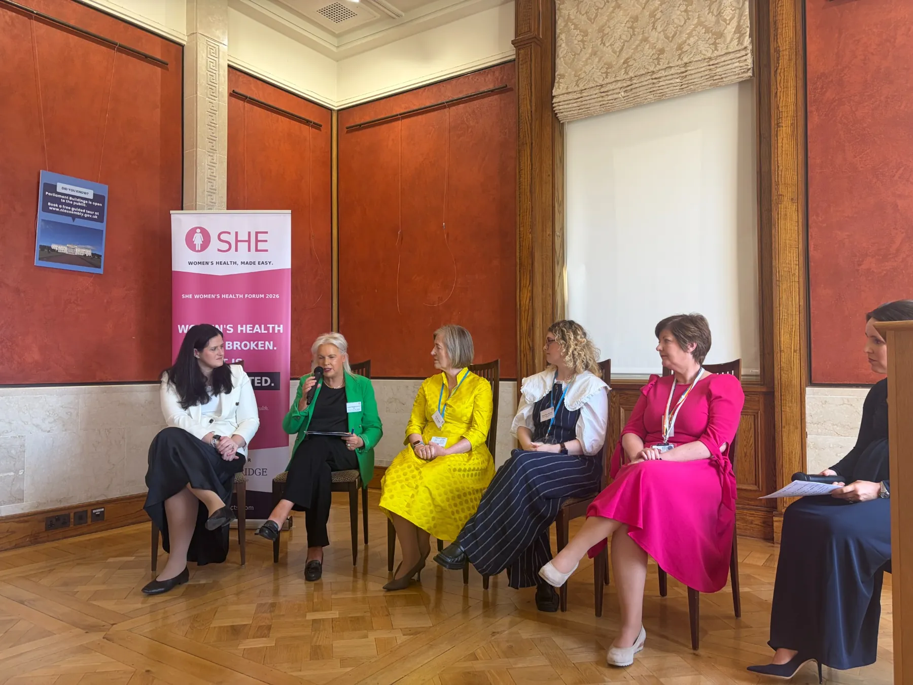 Panel one discussing women’s health strategy